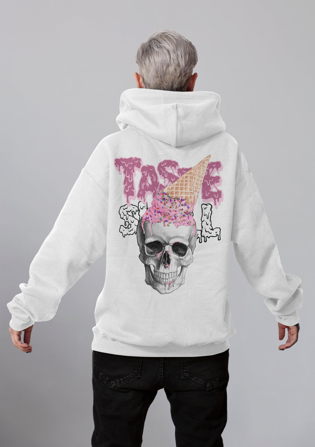 Copy of Taste skull 100% cotton Heavyweight hoodie