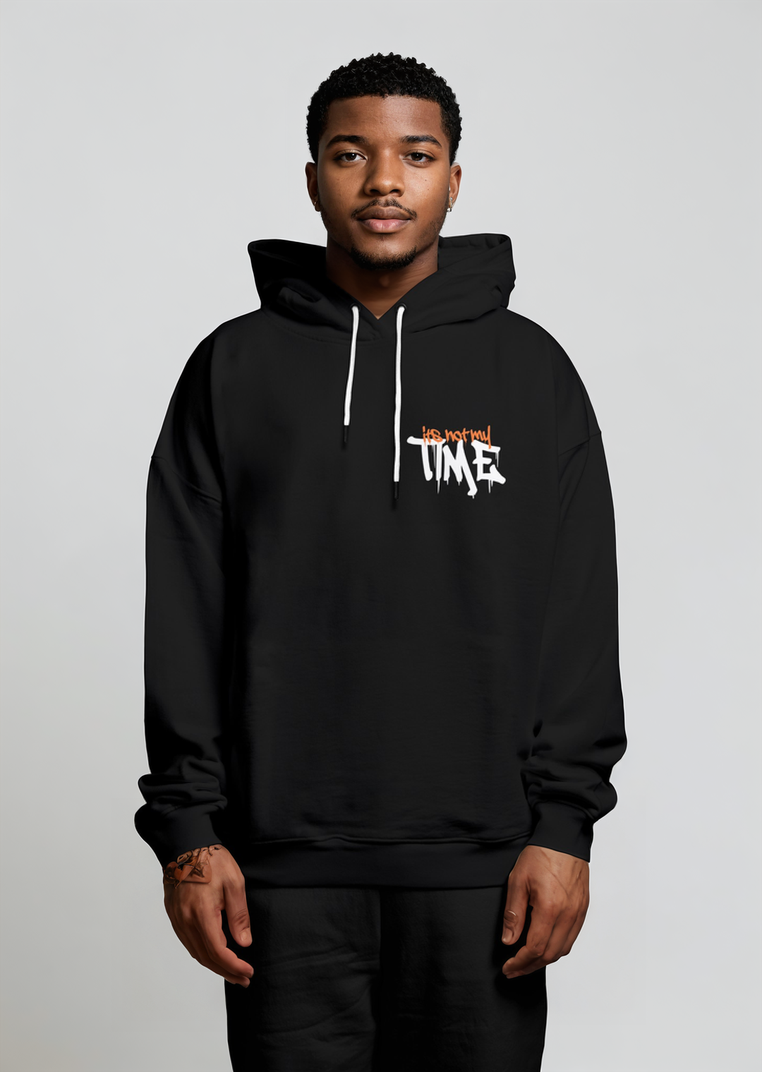 It's not my time 100% cotton Heavyweight hoodie