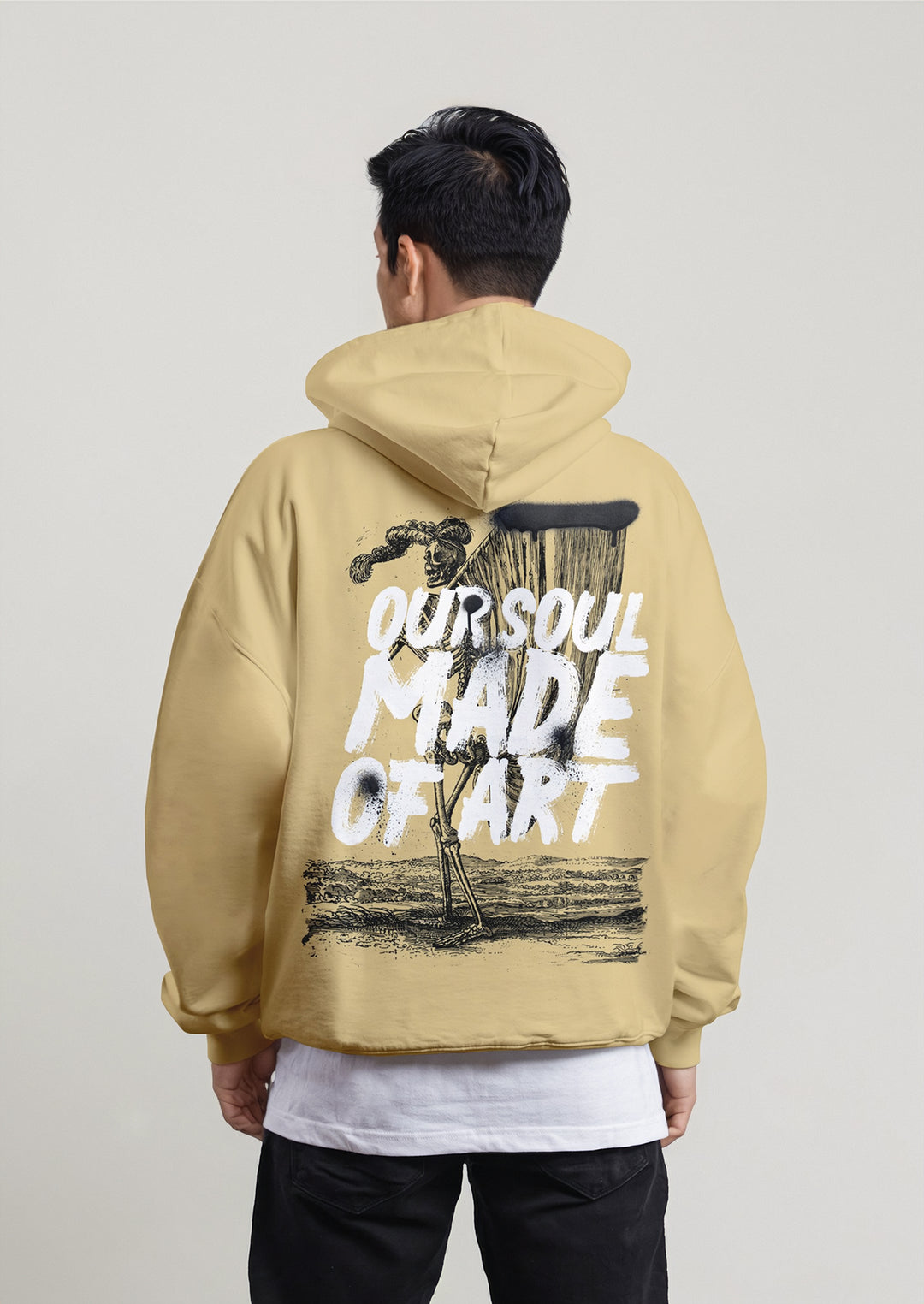 Our soul made of art 100% cotton Heavyweight hoodie