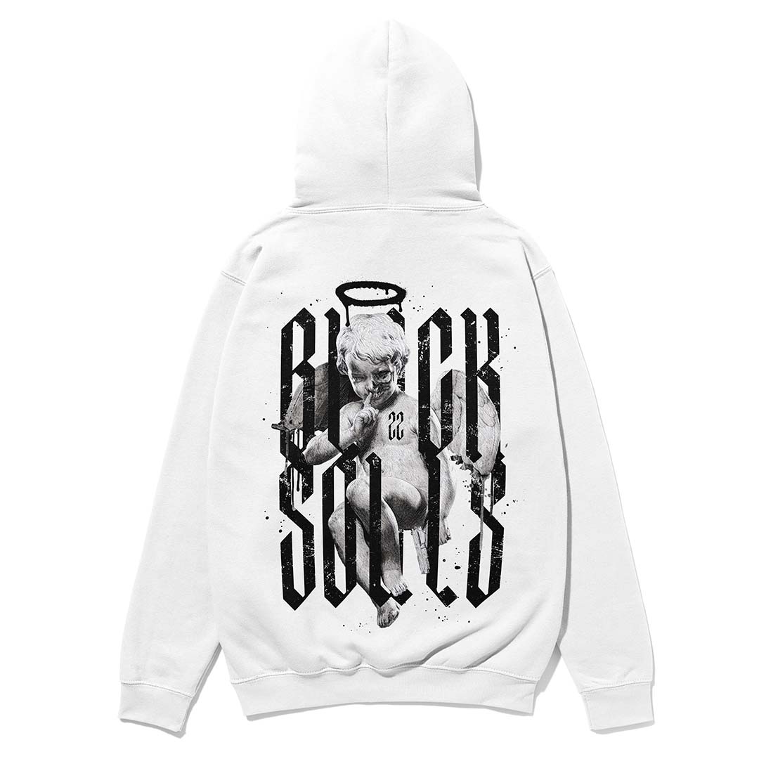 Black soul 100% cotton Heavyweight hoodie - 22BLACKSOULS Hoodie