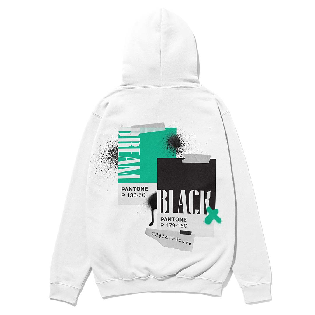Dream Black 100% cotton Heavyweight hoodie - 22BLACKSOULS Hoodie