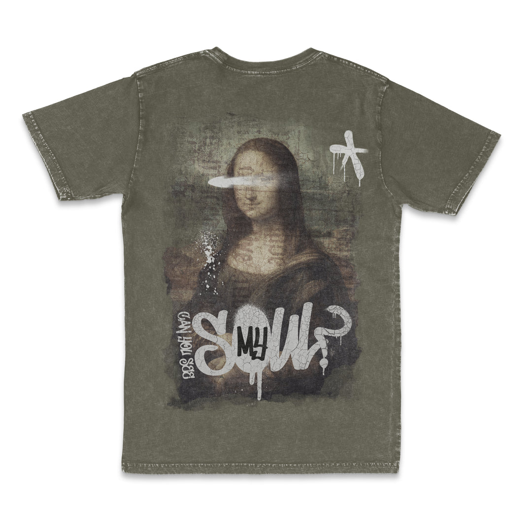 CAN YOU SEE MY SOUL? ACID WASH T-SHIRT